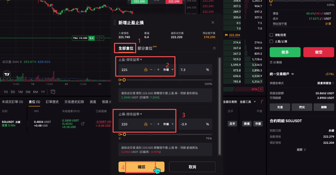 Bybit合约交易：开仓、平仓、止盈止损操作流程_图10